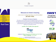 Tablet Screenshot of chickscleaning.com